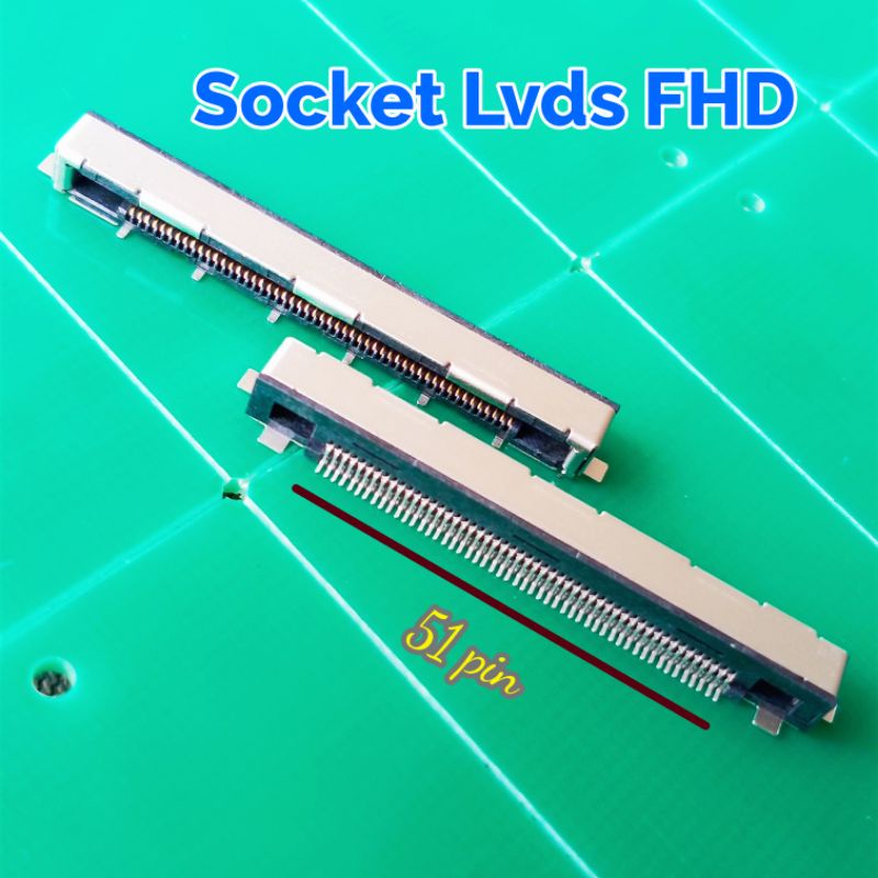 SOCKET LVDS 51 PIN FULL HD , SOCKET FHD 51P TV LCD LED