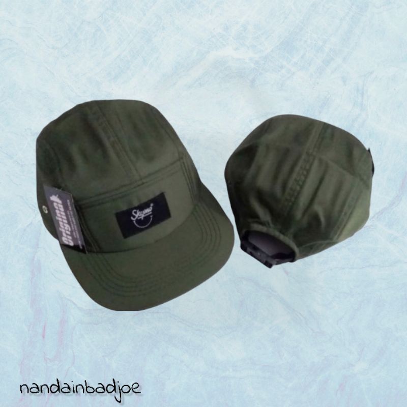 Topi Distro Pria 5 Panel Pria Wanita Unisex Murah