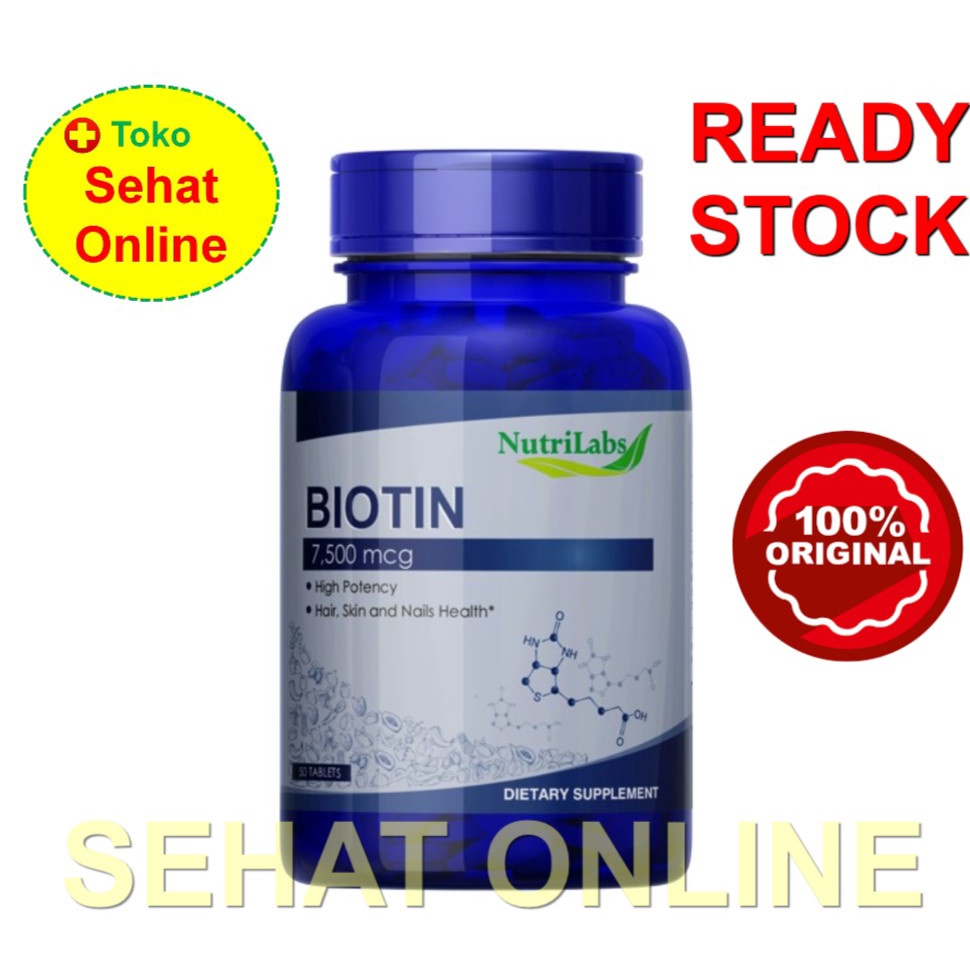 Nutrilabs Biotin 7500 mcg USA