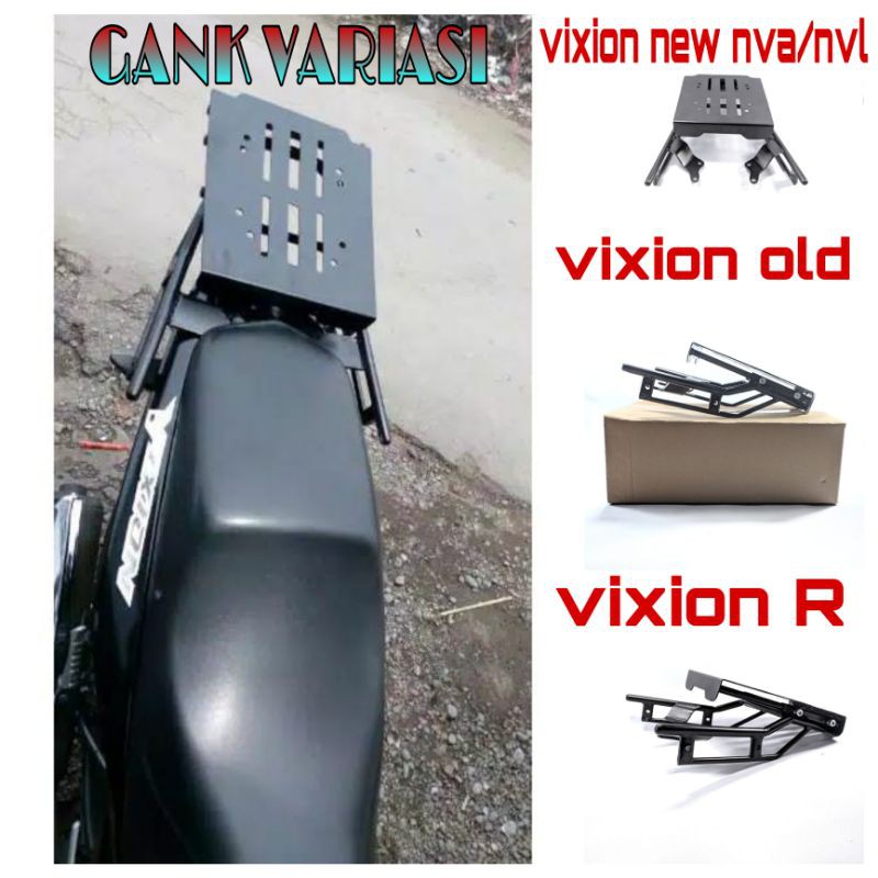 Breket/Bracket TOP BOX VIXION NEW NVA/NVL, VIXION OLD, VIXION R model geser