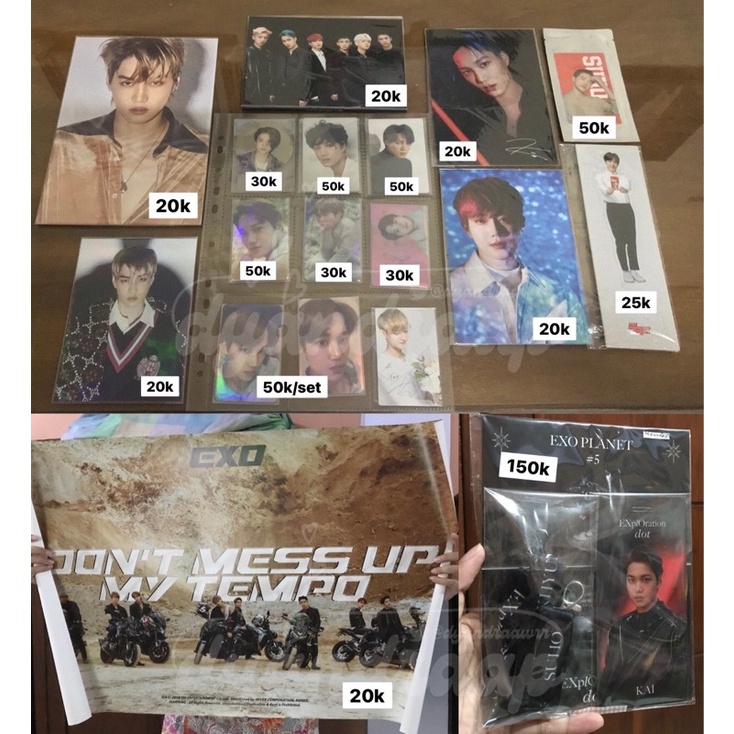 Official PC Photocard Postcard Standee Exploration Lanyard EXO KAI Jongin SUHO Junmyeon DMUMT Poster