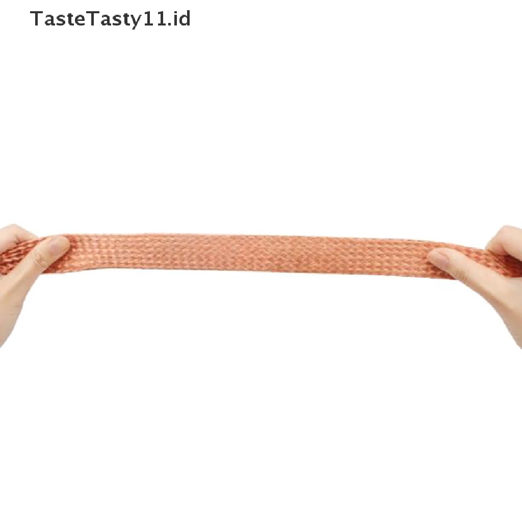 (Tastetasty) Kabel Tembaga Model Kepang Flat Panjang 1m