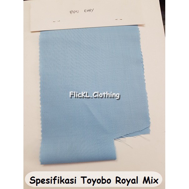 Bahan Kain Toyobo Royal Mix Katun Cotton Fodu Jilbab Gamis Muslim Kulot Rollan