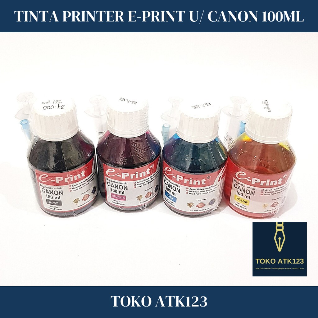 Tinta Printer / Tinta Merk E-Print Eprint untuk Canon 100 ml