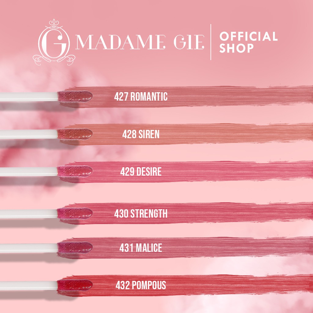 Madame Gie Magnifique Lip Liquide Matte Nude Series - MakeUp Lip Cream Lipstik-5