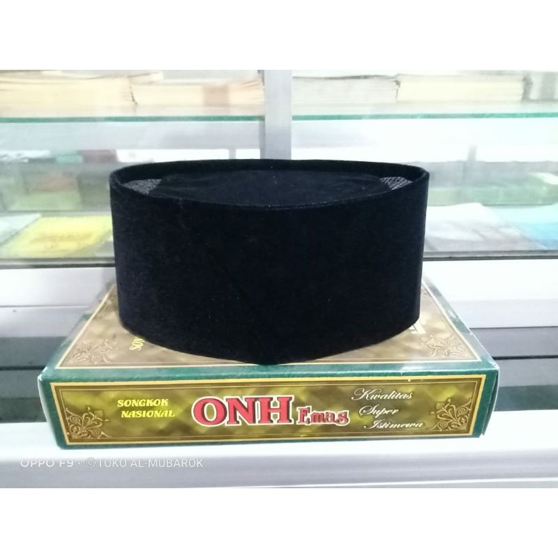 Songkok Peci Kopiah ONH Standar Polos AC Tinggi 11