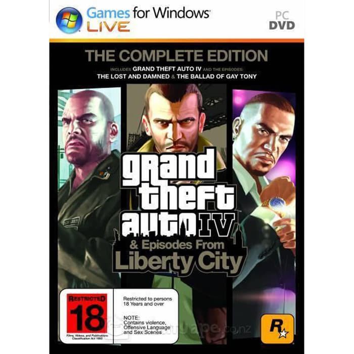GTA IV GTA 4 Grand Theft Auto IV Complete Edition PC