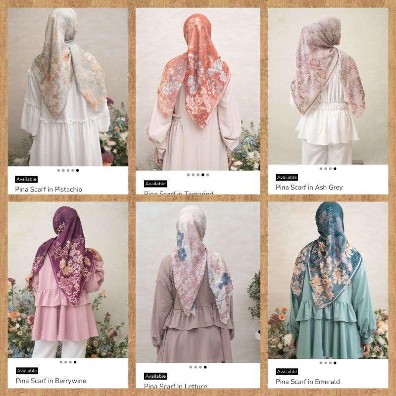 Pina Scarf Wearingklamby