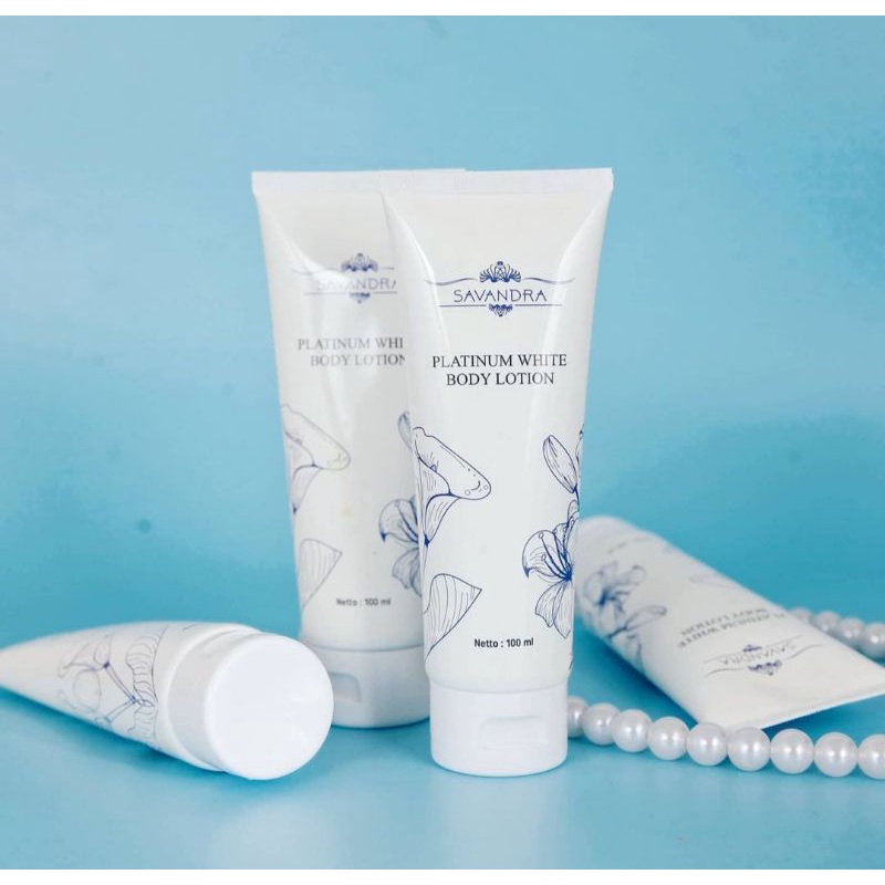 Savandra Platinum Whitening Body Lotion instan whitening lotion