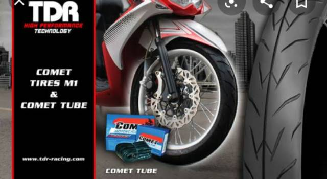Ban luar comet (tubles/tube type) matic ukuran 60/100.ring 14..for all matic