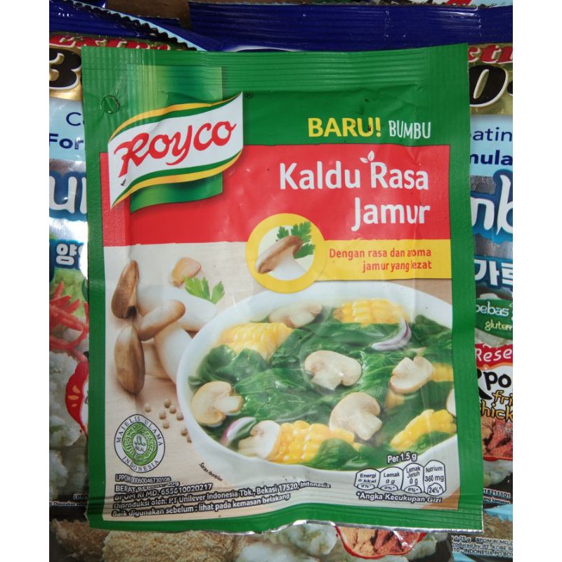 

Royco Kaldu Rasa Jamur 40 g Penyedap Kaldu Jamur 40 gram Kita Ada Jual Totole 80 gram dan 200 gr jg