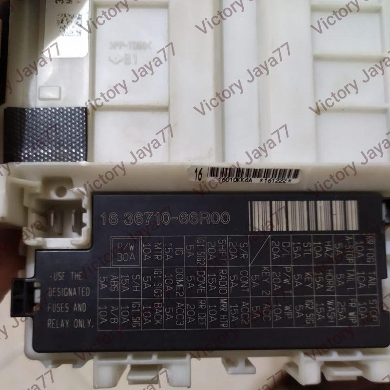 Box Sekring Fuse Box Suzuki Ignis Original
