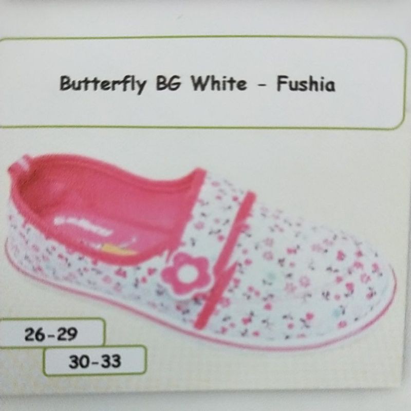 GALLETTI BUTT BUNGA - FLATSHOES SLIP ON SEPATU FASHION ANAK PEREMPUAN SEPATU OUTFIT CANTIK - GALLETTI BUTTERFLY BG -