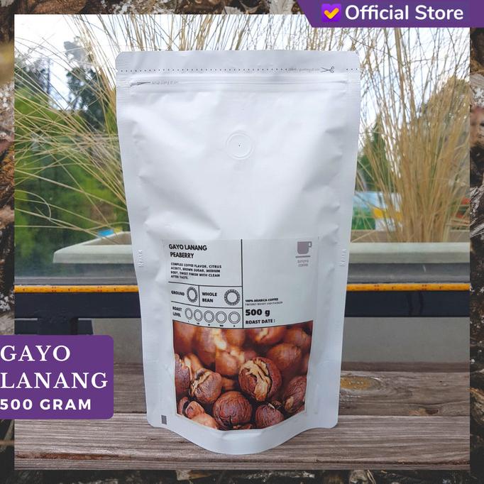 

KOPI ARABIKA GAYO LANANG PEABERRY 500 GRAM | SUTOYO COFFEE