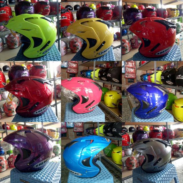 HELM INK KW DOBEL VISOR PAKAI PET