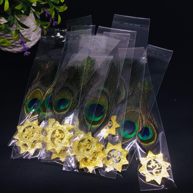 Bros ongkara bulu merak alpaka bali