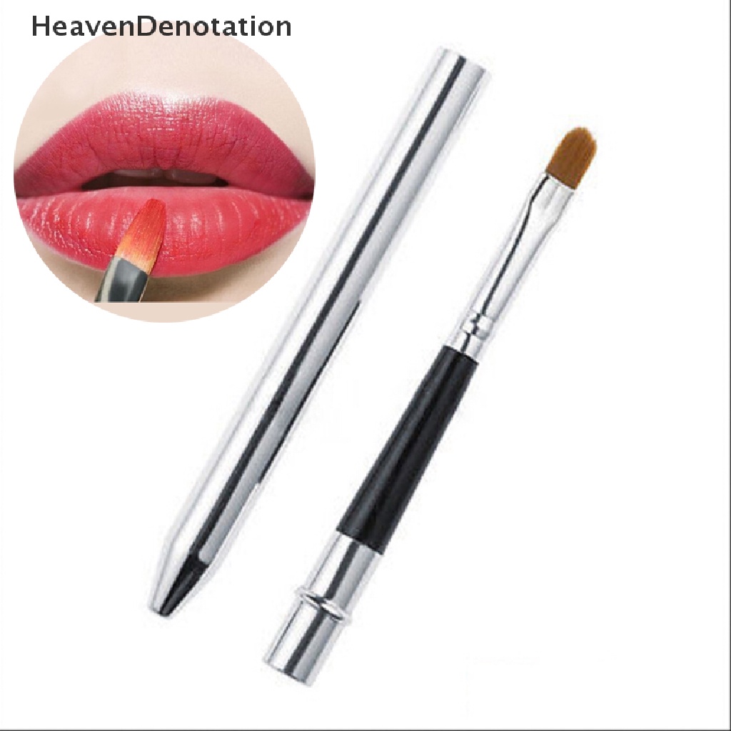 (Heavendenotation) Kuas Lipstik Portable Untuk Profesional / Salon