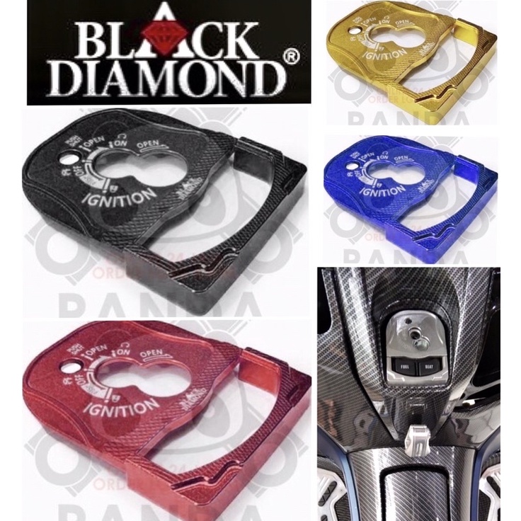 Cover Tutup Kunci Kontak Nmax New 2020 Original Merk BLACK DIAMOND