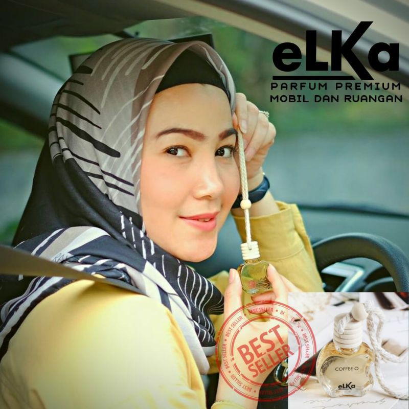 eLKa Pewangi Mobil Kopi Botol Apel 10ml