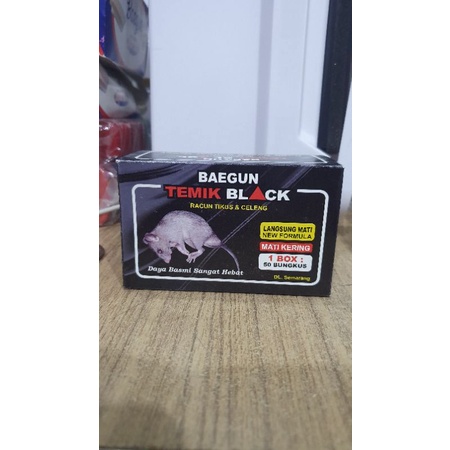 Temix Black BAEGUN Racun Tikus 100% ORIGINAL