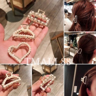 ♥TMALL88♥ Jepit Rambut Large Size Side Clip Pearl Hairpin Rhinestone Sweet Lovely H46 Geometric B16 TMALL88