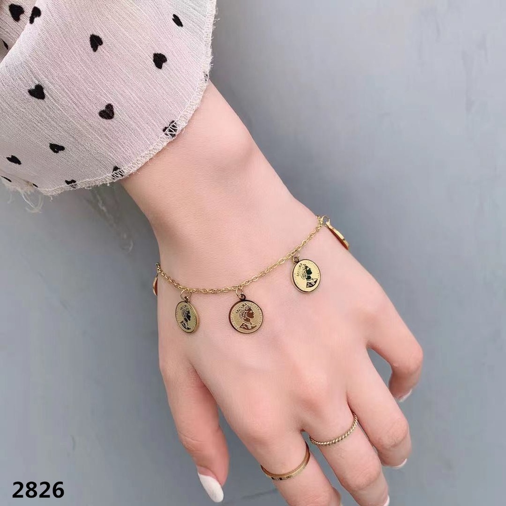 Gelang Titanium Permata Perhiasan Fashion 2826,113