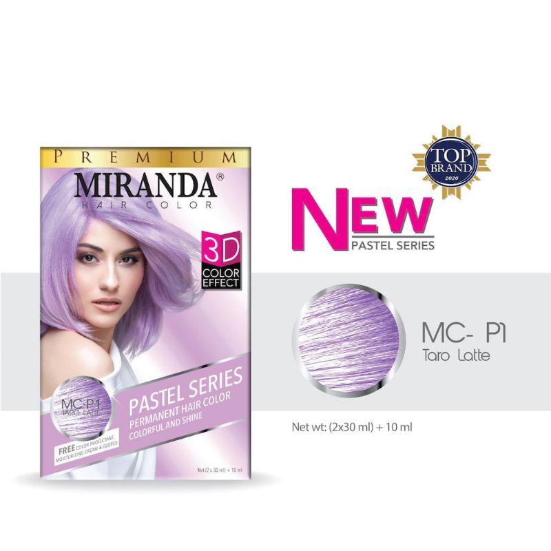 Miranda Hair Color Pastel 30ml/Pewarna Rambut/Cat Rambut