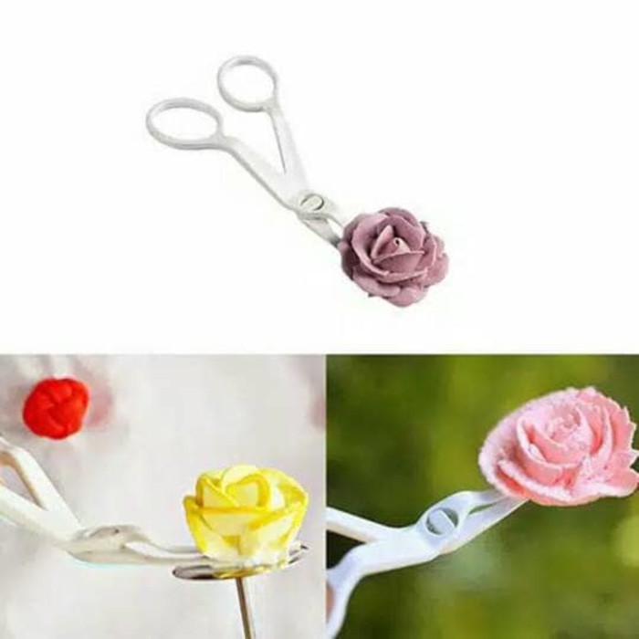 Gunting Mawar / Flower Lifter / Alat Dekorasi Butter Cream