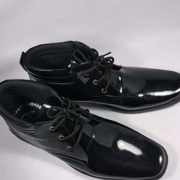 ► TERBARU SEPATU KERJA COWOK► SEPATU FORMAL PANTOFEL PDH JATAH DINAS ABRI TNI HITAM KILAP