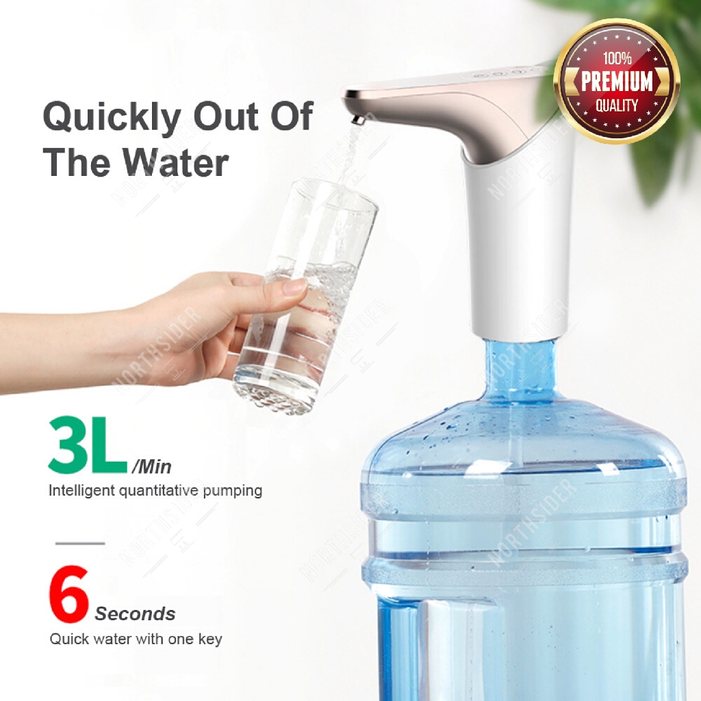POMPA GALON ELEKTRIK RECHARGEABLE HB-908 | ELECTRIC WATER DISPENSER