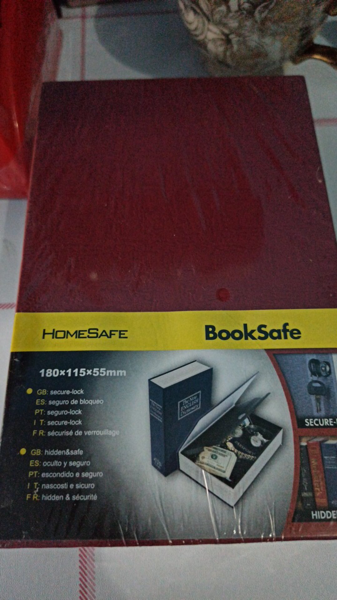 Berangkas Unik Bentuk Buku Kamus Tempat Penyimpanan Hp Uang Duit Emas Brangkas Brankas Berankas Box