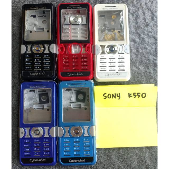 Casing OC fullset Sony K550 plus tulang kesing housing back cover backdoor