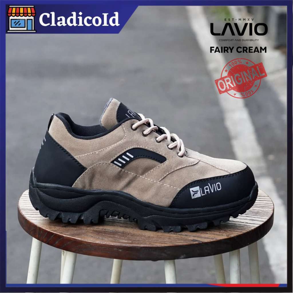 Sepatu Safety Pria Boot Pendek Ujung Besi Kerja Lapangan Outdoor Mendaki Gunung Hiking Travel Sefty Shoes Boots Proyek LAVIO FAIRY