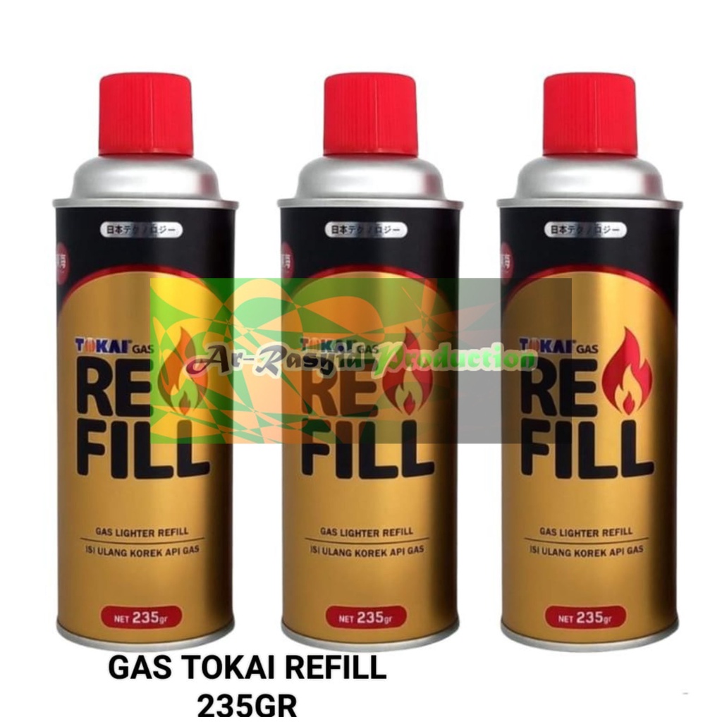 Jual Gas Butane Gas Tokai Refill 235 Gr Isi Ulang Korek Gas | Shopee ...