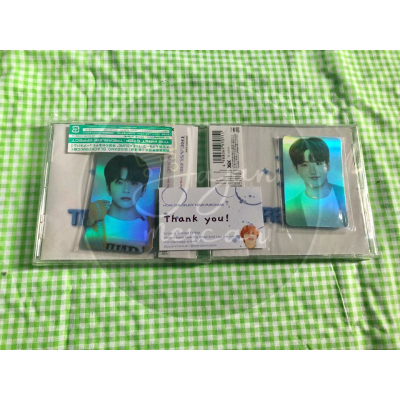 TREASURE JAPAN ALBUM CD ONLY + TC B (HOLO / HOLOGRAM) ASAHI / JUNKYU