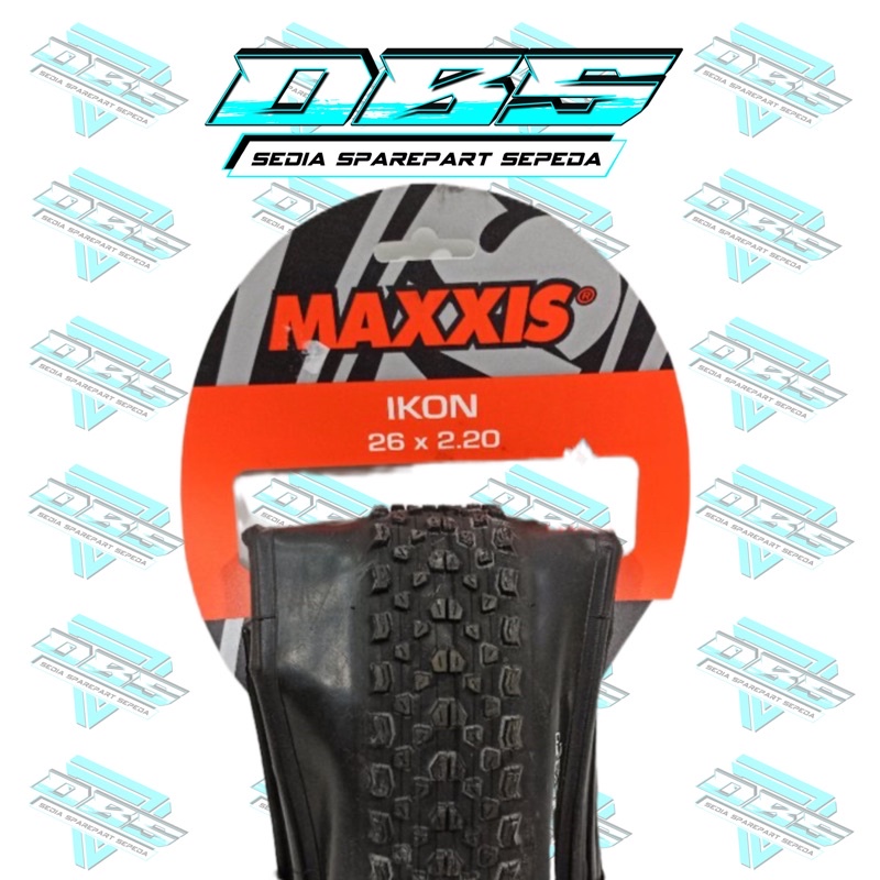 BAN LUAR MAXXIS IKON 26X 2.20 BLACK KEVLAR 26 INCH 220