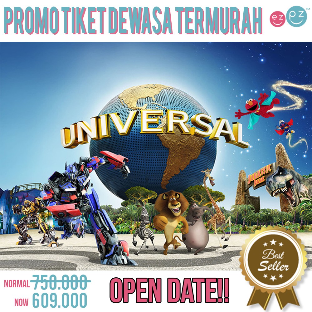 TIKET ADULT UNIVERSAL STUDIO SINGAPORE TERMURAH