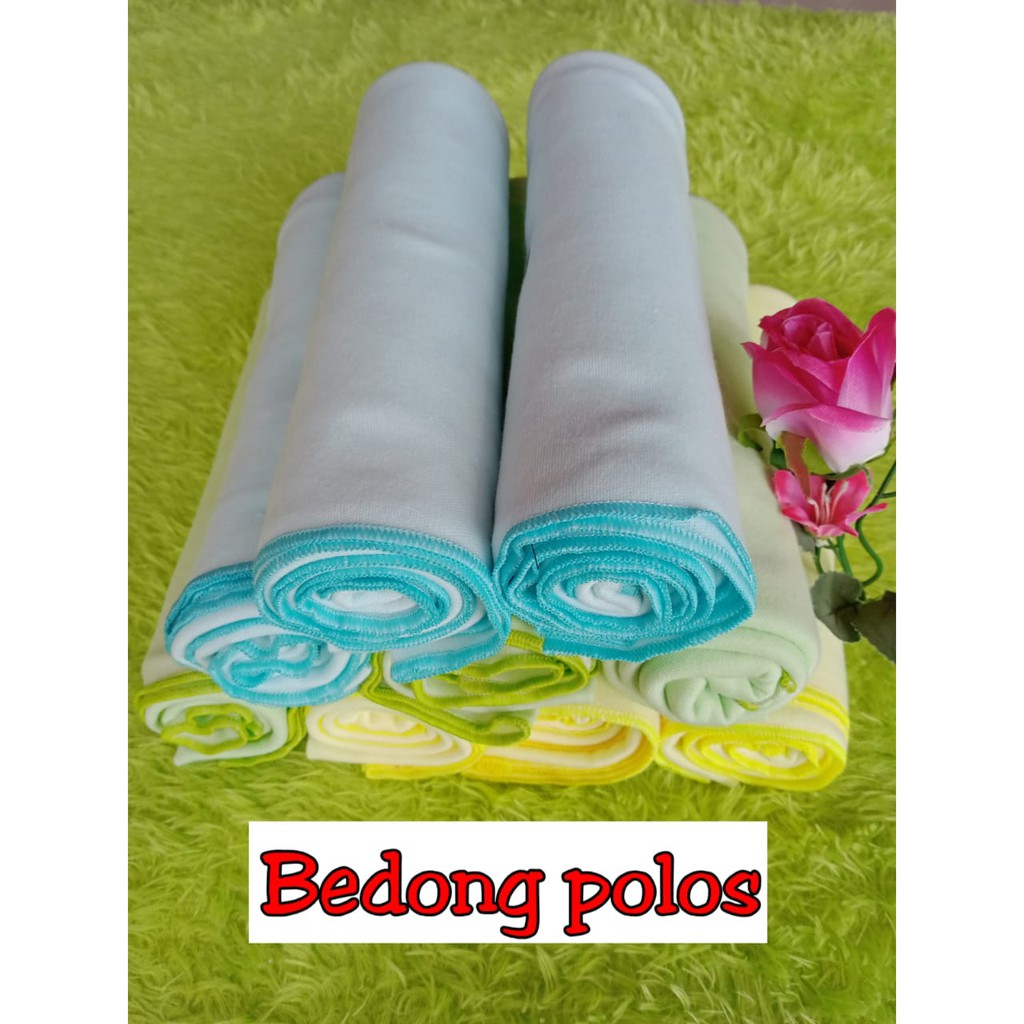 Bedong Bayi Polos ukuran 110*90cm