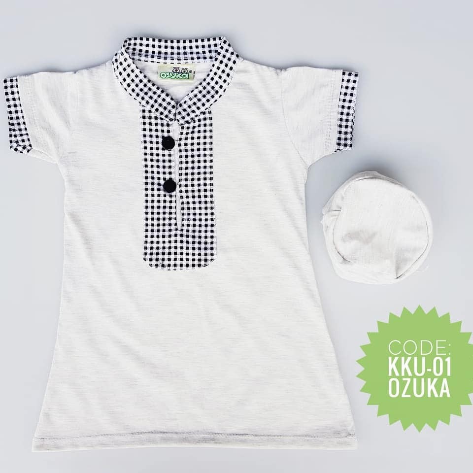 Baju Koko Aqiqah Bayi Laki Laki 0 6 Bulan 6 12 Bulan New Born Newborn Ozuka Setelan Jubah Koko Bayi Murah Gamis Jubah Arab Anak | Koko Bayi Aqiqah | Qomis baby balita | Baju muslim bayi aqiqah