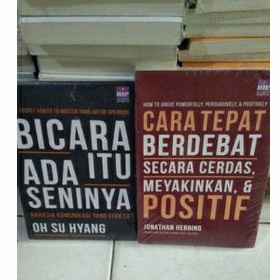 

sepaket 2 buku bicara itu ada seninya - cara tepat berdebat
