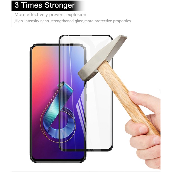 Tempered Glass 9D for Vivo Z1 Pro Tempered Glass Full Layar Full Cover Full Glue