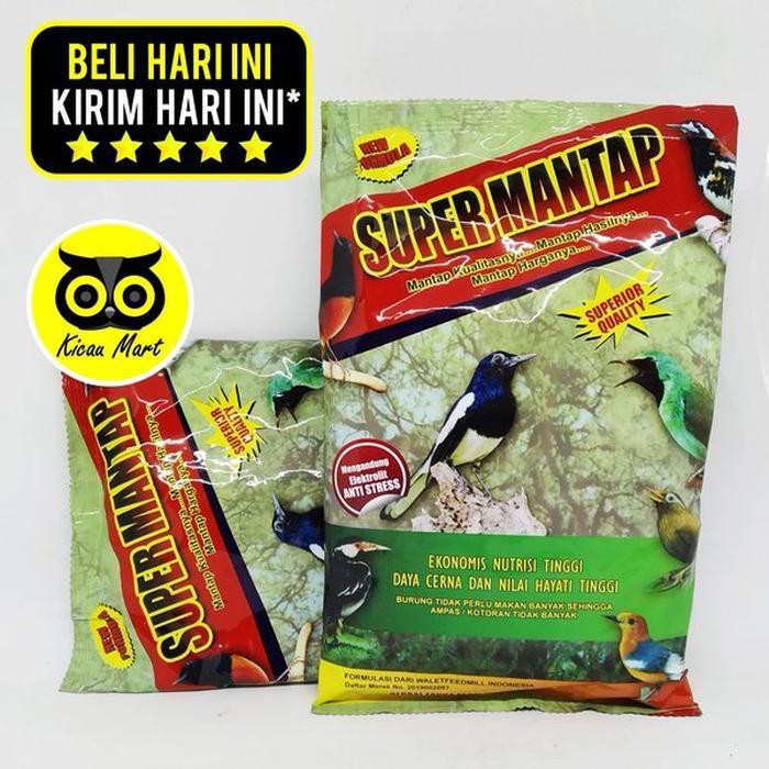 PAKAN SUPERFIT SUPER MANTAP MAKANAN HARIAN VOER PUR BURUNG MURAI KACER ANIS CUCAK PLECI JALAK