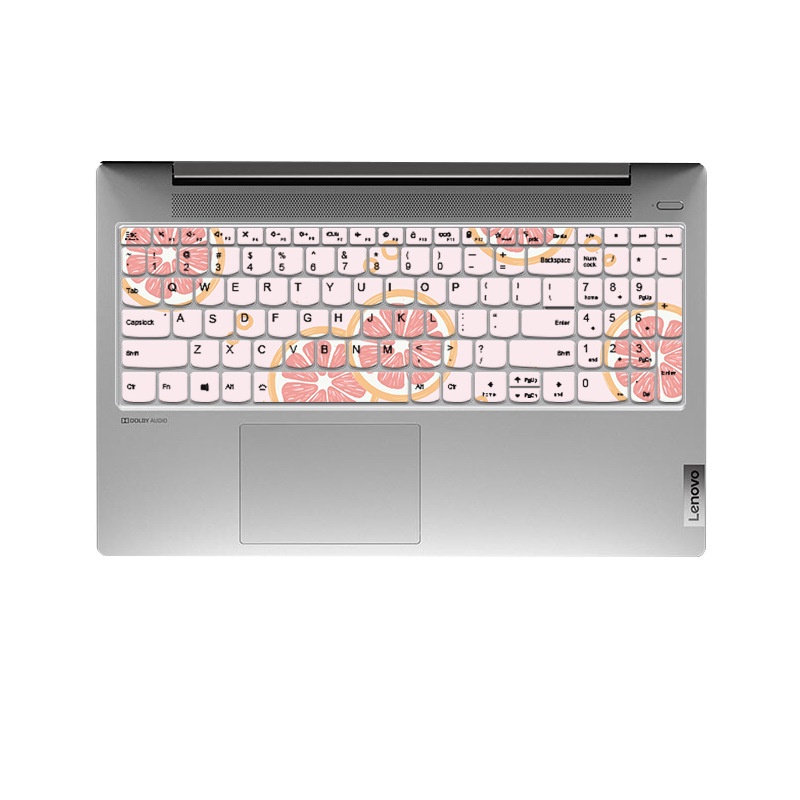 Film Pelindung Debu Keyboard Laptop Motif Kartun Bunga Untuk Lenovo IdeaPad15S 15.6 Inch 15IIL 2020 15ARE 2020 15ITL 2021 15ALC 2021 V6-15 2020 V6-15 - 15