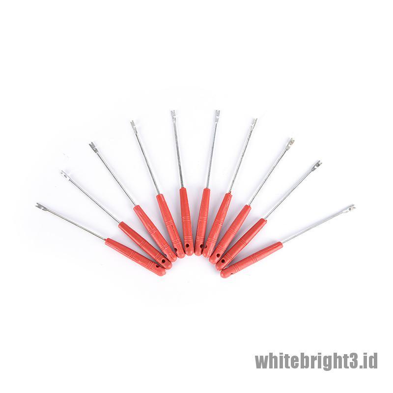 10pcs Alat Pencabut Kail Pancing Cepat Warna Putih