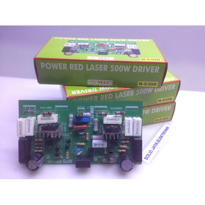 Power Red Laser 500 Watt Mono Driver 500 Watt Nelc