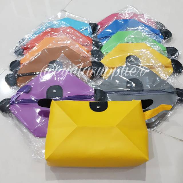 Pouch untuk barang eyelash extension, kosmetik, sulam alis