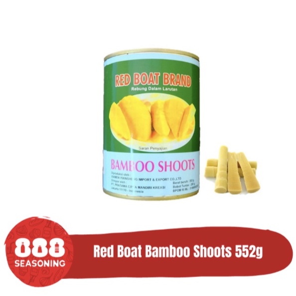 

RED BOAT CANNED BAMBOO SHOOTS (Rebung Kaleng) 552g