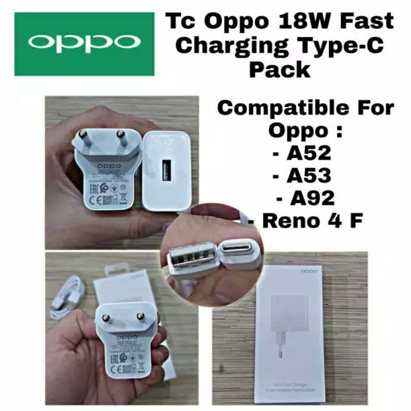 fast charge oppo micro usb DAN TYPE C support all charger oppo micro kualitas bagus