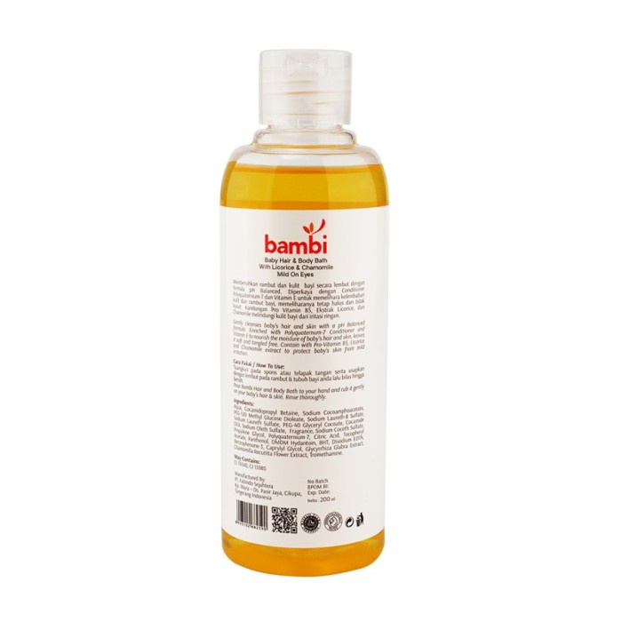 Bambi Baby Hair And Body Bath 200ml