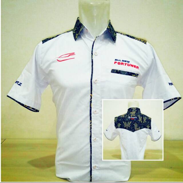 Baju kemeja batik toyota fourtuner